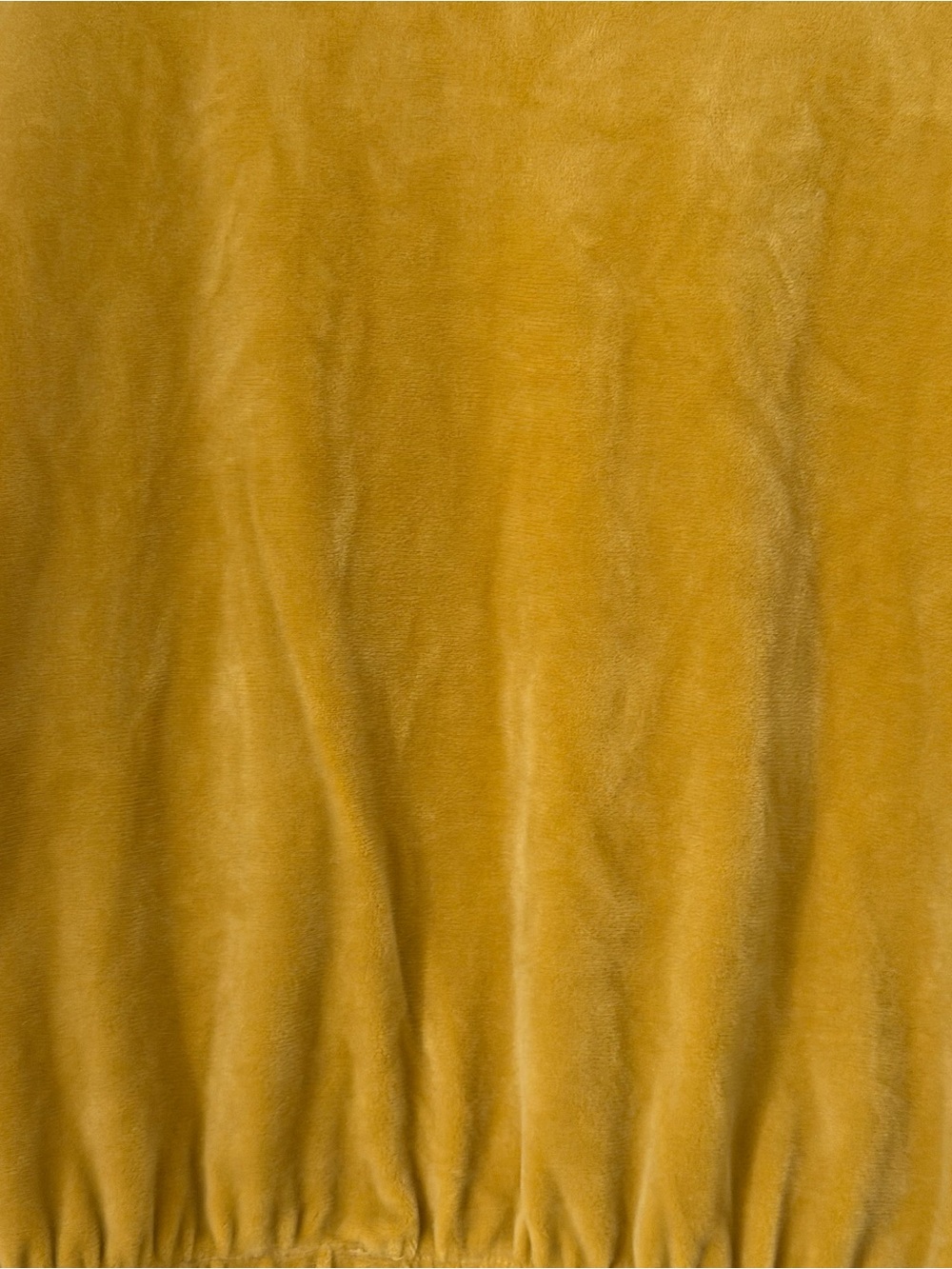 Truth by Republic Mustard Velvet Cropped Sweatshirt Size Small - Picture 6 of 9